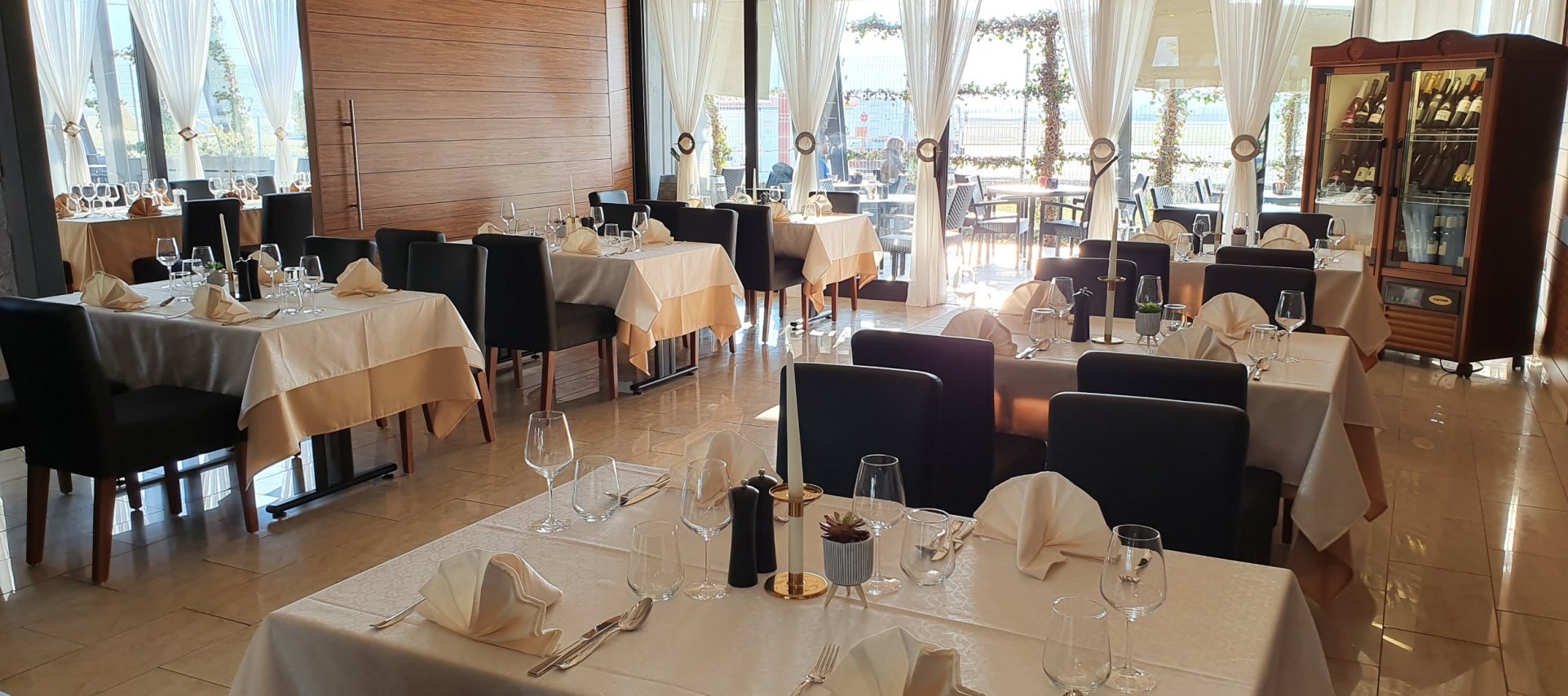 Grand opening of new Airport Restaurant